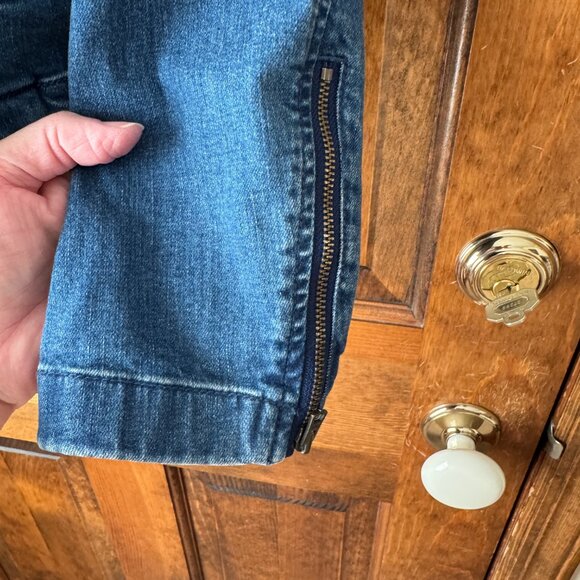 Isaac Mizrahi Live! Denim Jacket Size 6 - Picture 7 of 13